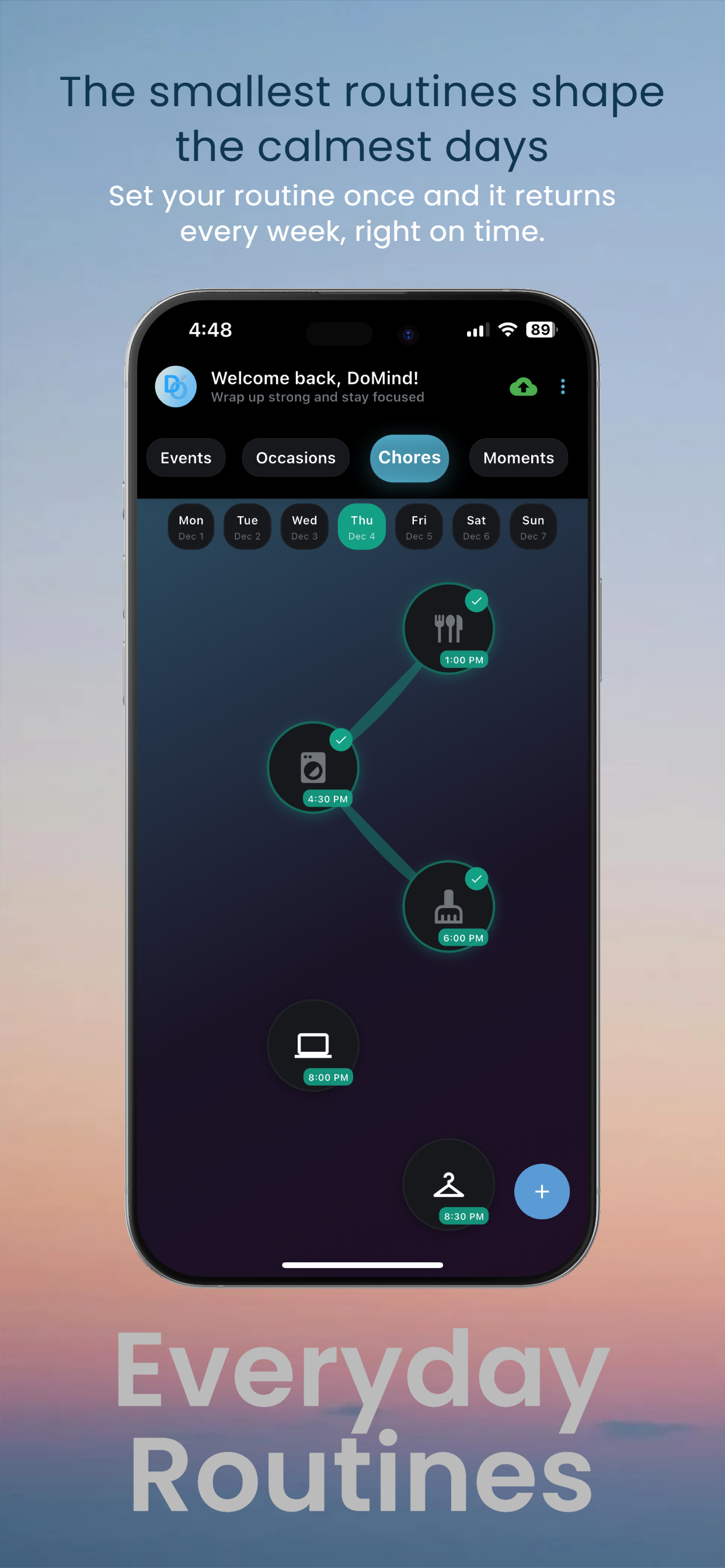 DoMind Routines - The smallest routines shape the calmest days